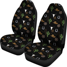 Load image into Gallery viewer, Western Pattern Cowboy Style Car Seat Covers Set