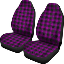 Load image into Gallery viewer, Purple Plaid Car Seat Covers Punk Rock Goth