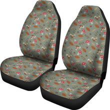Load image into Gallery viewer, Sage With Mushroom Pattern Car Seat Covers Set