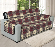 Load image into Gallery viewer, Fall Color Bear Plaid Sofa