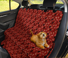 Load image into Gallery viewer, Dark Red Bandana Pet Hammock Paisley Pattern Back Seat Cover For Dogs