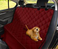 Load image into Gallery viewer, Burgundy Dog Hammock Back Seat Cover For Pets