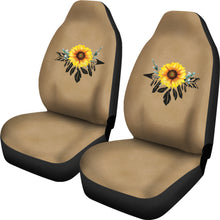 Load image into Gallery viewer, Sunflower dreamcatcher on light colored suede textured background