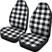 Load image into Gallery viewer, Large Buffalo Check Marled Pattern Car Seat Covers Set