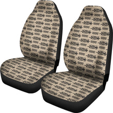 Load image into Gallery viewer, Tan Tribal Lizard Iguana Ethnic Polynesian Car Seat Covers