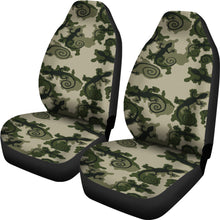 Load image into Gallery viewer, Gecko Camouflage Car Seat Covers Green and Black Camo