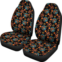 Load image into Gallery viewer, Black With Steampunk Pattern Car Seat Covers