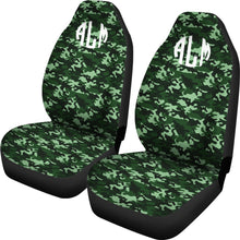 Load image into Gallery viewer, Green Camo Custom Seat Covers