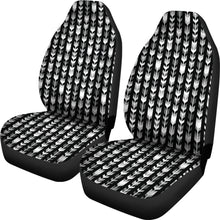 Load image into Gallery viewer, Gray, Black and White Boho Arrow Pattern Car Seat Covers