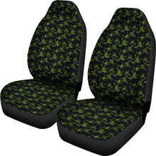 Load image into Gallery viewer, Green and Brown Frog Camouflage Pattern Car Seat Covers Set