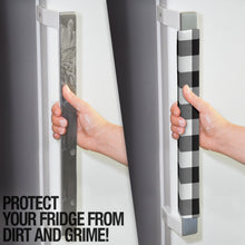 Load image into Gallery viewer, Buffalo Plaid Reversible Refrigerator Door Handle Covers