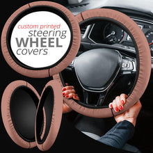 Load image into Gallery viewer, Rose Gold Steering Wheel Cover