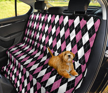 Load image into Gallery viewer, Pink, Black and White, Argyle Pet Hammock