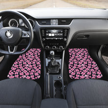 Load image into Gallery viewer, Black and Pink Cherry Blossom Floor Mats