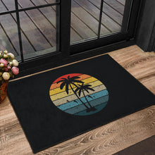 Load image into Gallery viewer, Palm Trees Retro Sunset Doormats