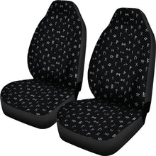 Load image into Gallery viewer, Elder Futhark Norse Rune Seat Covers