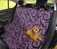 Load image into Gallery viewer, Purple Tie Dye Back Seat Cover Seat Protector For Pets