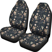 Load image into Gallery viewer, Black With Boho Pattern Car Seat Covers