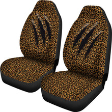 Load image into Gallery viewer, Scratched Leopard Print Car Seat Covers Set Claw Marks