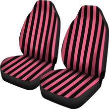 Load image into Gallery viewer, Pink and Black Striped Car Seat Covers Seat Protectors