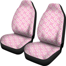 Load image into Gallery viewer, Pink With Daisy Flower Pattern Car Seat Covers Set