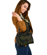 Load image into Gallery viewer, Camo Purse Handbag Green, Brown and Black Camouflage