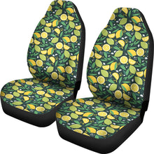 Load image into Gallery viewer, Lemon Lime Citrus Pattern Car Seat Covers Set