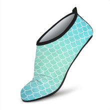 Load image into Gallery viewer, Mermaid Watercolor Water Shoes