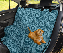 Load image into Gallery viewer, Teal Tie Dye Pet Back Seat Cover