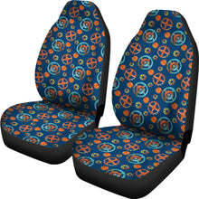 Load image into Gallery viewer, Blue With Steampunk Pattern Car Seat Covers