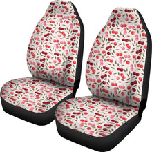Load image into Gallery viewer, Pink and Red Cherry Pattern Cherries on Light Background Car Seat Covers Set