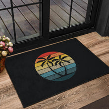 Load image into Gallery viewer, Palm Trees Retro Sunset Doormats