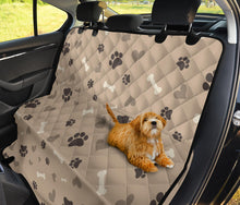 Load image into Gallery viewer, Brown Dog Love Pattern Back Seat Cover For Pets