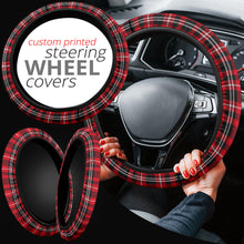 Load image into Gallery viewer, Plaid Steering wheel Covers