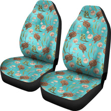 Load image into Gallery viewer, Seat Turtle Pattern Car Seat Covers Ocean Water Beach Theme