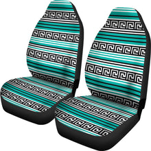 Load image into Gallery viewer, Turquoise Tribal Pattern Car Seat Covers Ethnic Boho