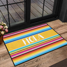 Load image into Gallery viewer, Hola serape style design doormat