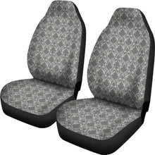 Load image into Gallery viewer, Gray Damask Car Seat Covers Seat Protectors