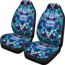 Load image into Gallery viewer, Tie Dye Teal, Purple, Blue Car Seat Covers Set