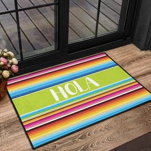 Load image into Gallery viewer, Hola serape style design doormat