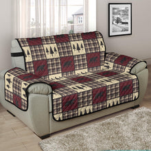 Load image into Gallery viewer, Fall Color Bear Plaid Sofa
