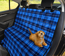 Load image into Gallery viewer, Blue Plaid, Tartan, Back Seat Cover Hammock For Pets