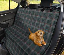 Load image into Gallery viewer, Gray, Red and White Plaid Back Seat Cover For Pets