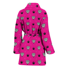 Load image into Gallery viewer, Women's Bling Bath Robe Pink
