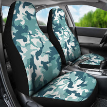 Load image into Gallery viewer, Mint Camouflage Car Seat Covers Camo Pattern