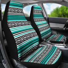 Load image into Gallery viewer, Turquoise Tribal Pattern Car Seat Covers Ethnic Boho