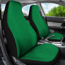 Load image into Gallery viewer, Bright Green Reptile Snake Skin Scales Car Seat Covers