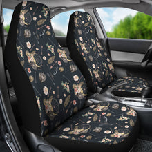 Load image into Gallery viewer, Black With Boho Pattern Car Seat Covers