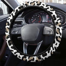 Load image into Gallery viewer, Snow Leopard Steering Wheel Cover