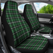 Load image into Gallery viewer, Green White and Black Plaid Car Seat Covers